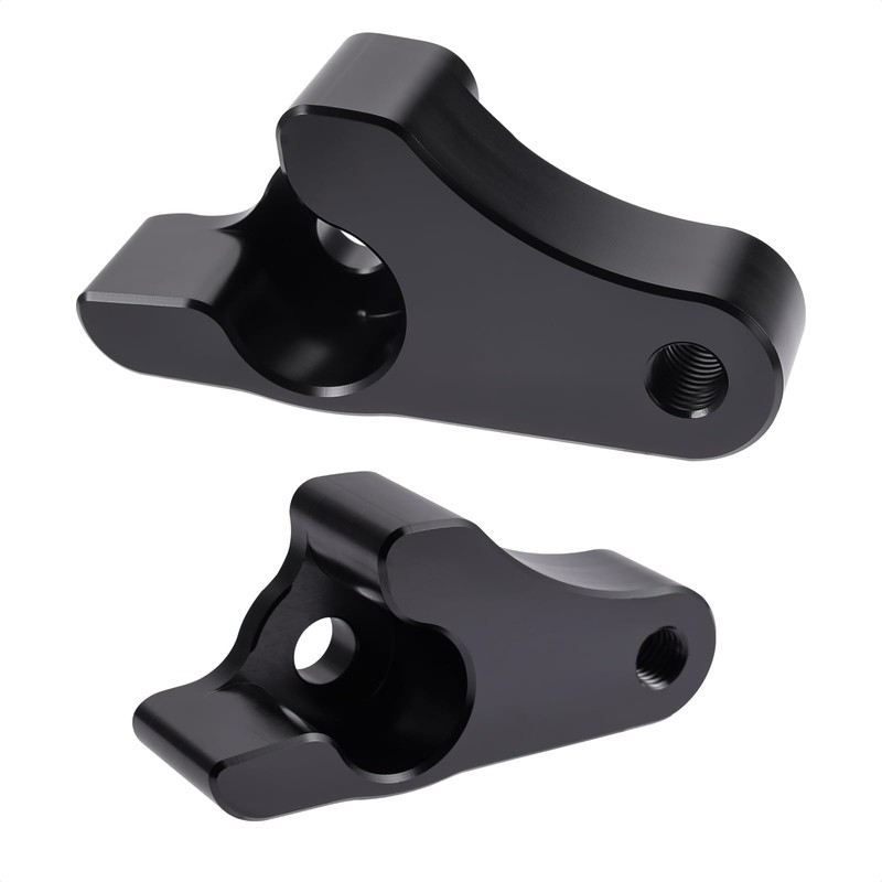 Bravema 1 Inch Lowering Link Blocks Motorcycle Black Rear Lowering