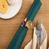HKTLZNEI Napkin Rings Set of 6,Gold Napkin Holder Rings,Animal Rings
