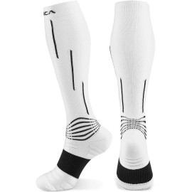 Neenca  NEENCA Unisex Compression Socks Calf Length - White, size XL  SHIPPING!!!