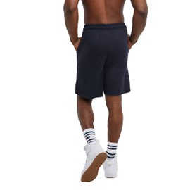 Champion Men's, Powerblend, Fleece Midweight, Athletic Shorts with Pockets (Reg. or Big, Navy C Patch Logo, XX-Large Tall