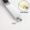 Asyas Square Solid Brass Handheld Shower Head High Pressure Single