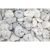 Fantasia Materials: 5 lbs Tumbled White Howlite (Magnesite) Stones from