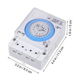 FELTECHELECTR Precise Mechanical Timer Switch Portable Kitchen Timer for Home Use Energy Saving Easy to Clean Use for Baking Cooking and Timing Tasks
