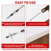 300pcs Double Head Skirting Thread Seamless Nail Double Head Nails