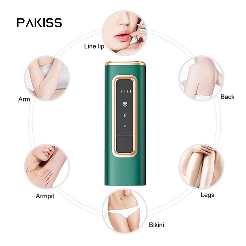 PAKISS Professional Freezing Point IPL Hair Remover Household Epilator-Salon-Quality Device