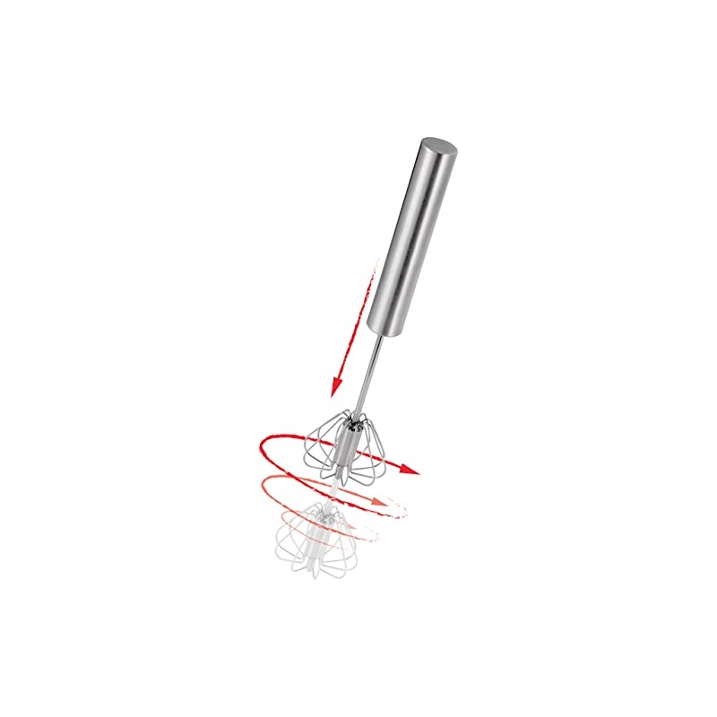 JudgeTC316 Spinning Whisk/Egg Beater, Silver
