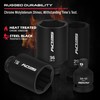 1/2 Drive Deep Impact Socket Set: 11-Piece Metric Size Wheel