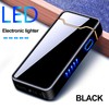 Plasma Rechargeable Electric Lighter with LED Battery Indicator Strong Flame,