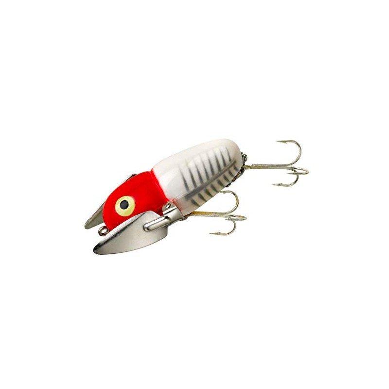 Heddon Crazy Crawler Fishing Lures (Red Shore Minnow, 2 3/8-Inch)