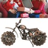 Motorcycle Toy Model Metallic Antique Texture Sturdy Smoothing Durable Metal