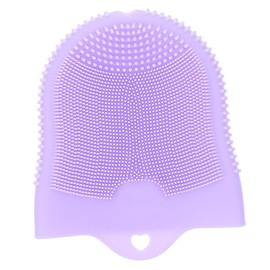 Cepillo Facial de Silicona de doble cara Flexible en Forma de Guante para exfoliación limpieza profunda 4.13 x 3.54 x 0.39Inches