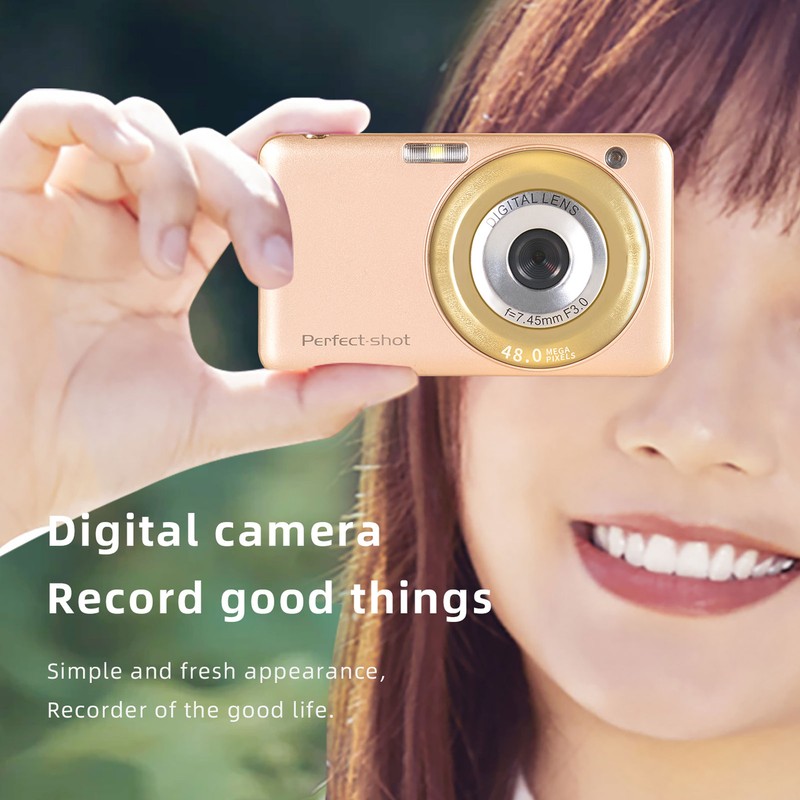 Digital Camera 2.7in 48MP 8X Digital Zoom USB Anti Shake