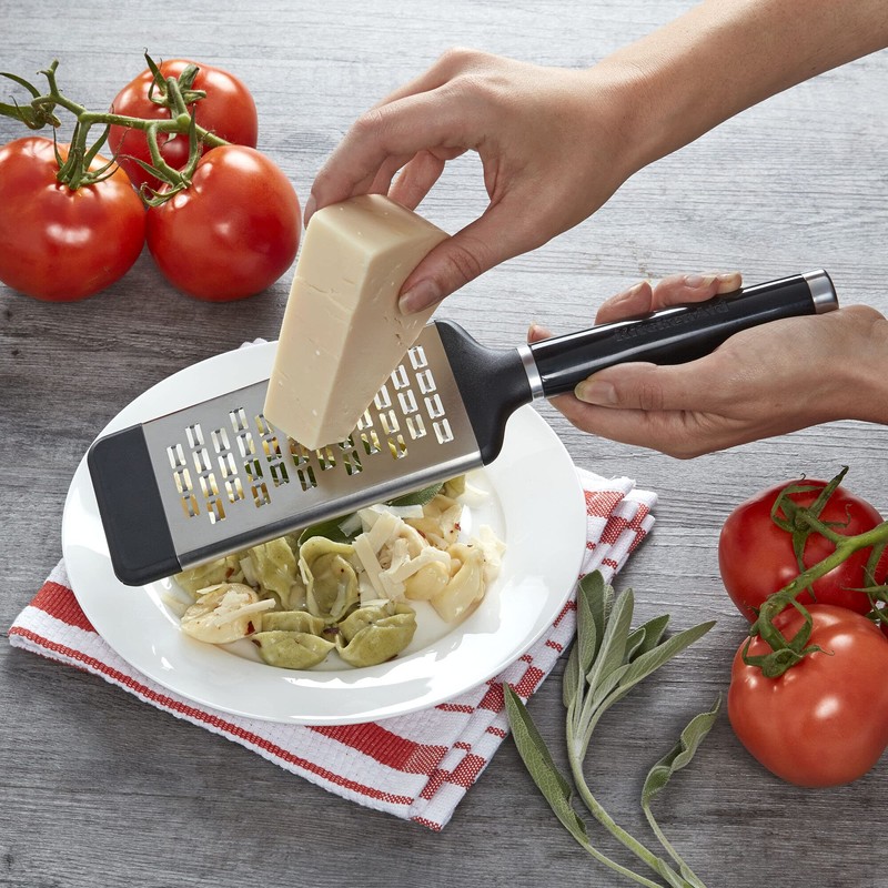 KitchenAid - Cheese Grater, Stainless Steel Bi-Directional Hand Grater with