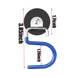 XXHong 2PCS Broom Holder Magnetic Broom Hooks Do Not Require Drilling Warehouse Kitchen Refrigerator Metal Surface Suitable Broom Holder Wall Mount