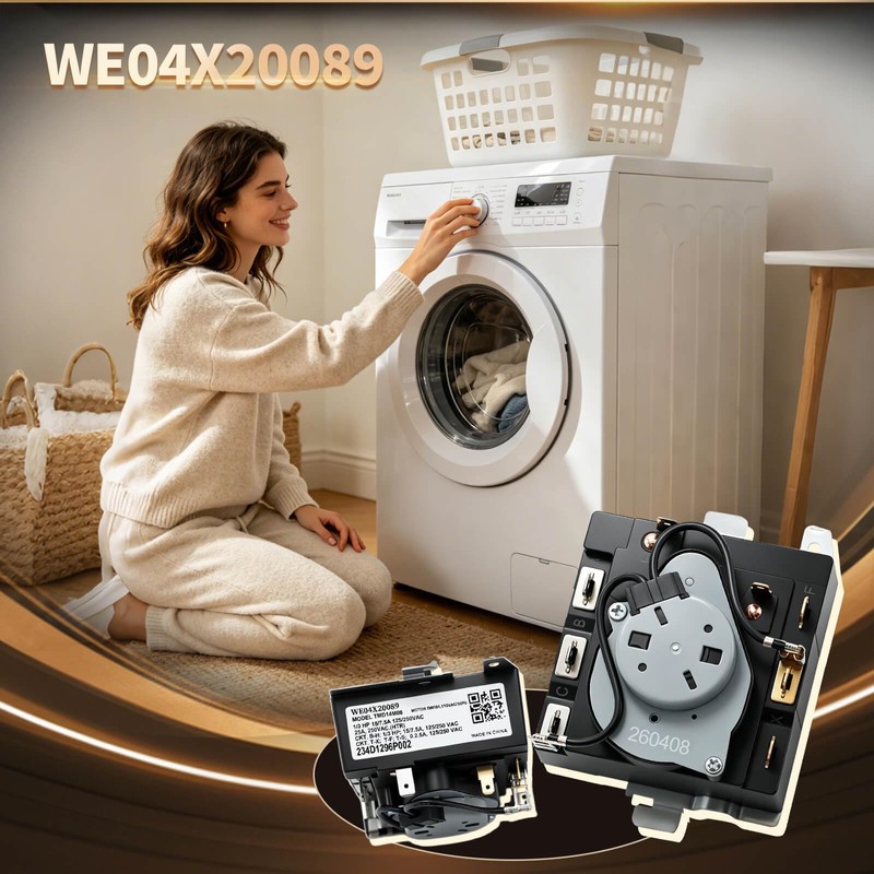 WE04X20089 Dryer Timer Compatible with GE Dryers Replacement for AP5806905