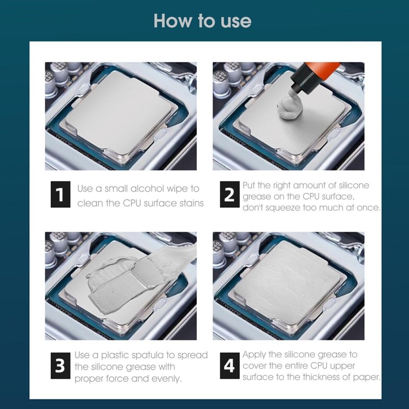 COOLMOON MT9 4g 13.5W Thermal Compound Non-Conductive Quick Cooling (Boxed)