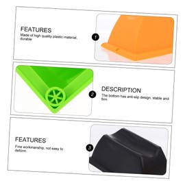 WHAMVOX Plastic Front Wheel Pad for Bike Riser Blocks Wheel Stabilizer Bike Trainer Support