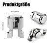 Pack of 2 Champagne Stoppers, Bottle Stopper for Champagne Bottles,