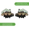 JAVIK Front Left Right Brake Calipers & Pads for Kawasaki