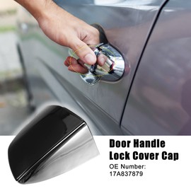 ACROPIX Front Left Side Outside Exterior Door Handle Cover Cap for Volkswagen Jetta 2019-2021 - Pack of 1 Black