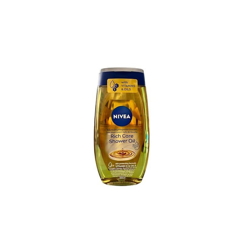 Nivea Shower Oil Natural Caring 200ml for Dry skin