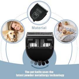 colorski 1PCS Adjustable 5 in 1 Replacement Blades Compatible with Wahl 5 in1 Clipper Bravura, Chromado, Creativa, Figura, Motion, Supergroom Dog Grooming Clippers (Black)