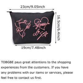 K-pop Gift K-pop Girl Group Makeup Bag K-pop Merchandise Singer Fan Gift K-pop Girl Makeup Bag K-pop Lover Gift BLINK Fan Gift (BPink)