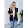HIYIYEZI Casual Short Sleeved Cardigans Tops for Women Summer Dressy