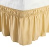 PiccoCasa Elasticated Bed Skirt Ruffled Bed Base Wrap Around Bed