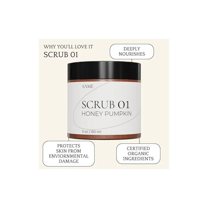 Exfoliante Facial Same Skincare 01 Miel Y Calabaza, Vitamin