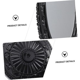 PACKOVE Desktop Retro Antique Double Side Makeup Mirror Swivel High Definition Cosmetic Tool for Daily Makeup and Care Durable and Elegant Design for Any Occasion