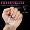 Cycullinyt 504Pcs No C Curve Nail Tips, 3XL Extra Long