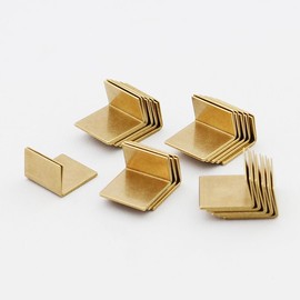 Japanese Antique Brass Card Stand Mini 20 Piece Brass Card Stand