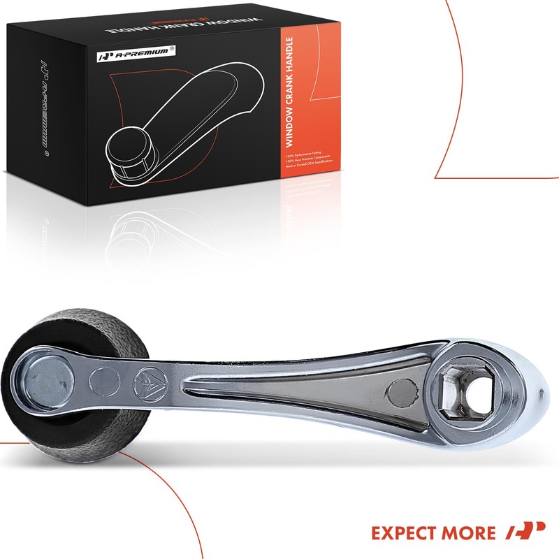 A-Premium Front Driver or Passenger Side Window Crank Handle Compatible