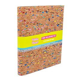 Pukka Pad, Pukka Planet Cork A4 Rollbound Ringbinder – Fits A4 Paper with 25mm Capacity – Eco-Friendly Alternative for Office, School, and Work File Organisation - Made from Cork & Recycled Board