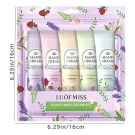 \set 5 Cremas De Manos Hidratantes Florales Y Plants Suaves