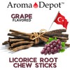 Aroma Depot Grape Flavored Licorice Root Chew Sticks - 16