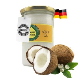 Odenwälder Lebensmittel 250 ml Premium Coconut Oil - Made in Germany - Best Oil from Coconut