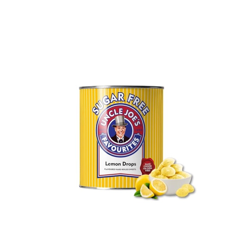 Uncle Joe's Sugar Free Lemon Drops | Flavored Hard Boiled