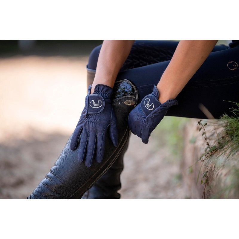Roeckl Sports Lisboa Women's Summer Riding Gloves, Mocha 6.5