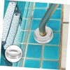 SEWACC 4pcs Heavy Duty Stainless Steel Pool Ladder Covers for
