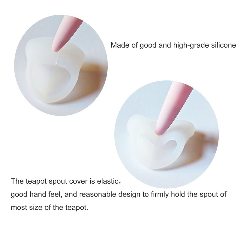 Teapot spout protectors，Silicone teapot spout cover sleeve leak-proof drip-proof teapot