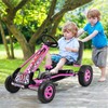 Costzon Go Kart for Kids, 4 Wheel Off-Road Pedal Go