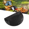Under Grill Mat Fireproof Waterproof Double Sided Portable Round Barbecue