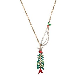 Betsey Johnson Fish Pendant Long Necklace