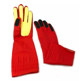 GLOVEASY 2 Pairs Kitchen Dishwashing Glove Rubber Cleaning Magic Glove with Sponges