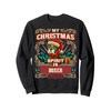 Boxer My Christmas Spirit Dog Santa Claus Elf Reindeer Sweatshirt