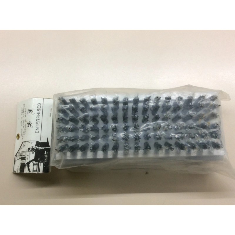 S F Enterprises Boot Brush, Polished Aluminum
