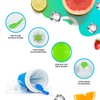 Slushy Cup (2 Pack) & Slushy Maker Portable Smoothie Slushie