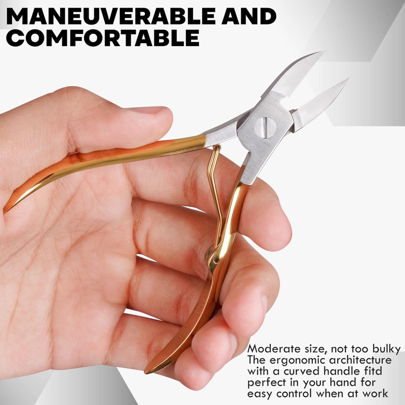 Premium 440C Stainless Steel Heavy Duty Toenail Clippers – 15